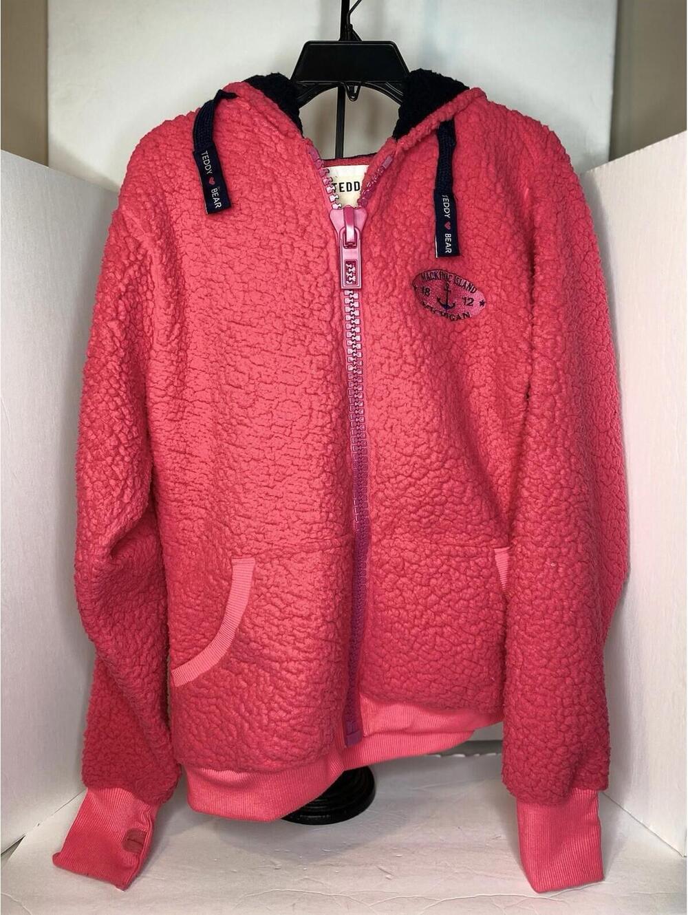 Teddy Bear Y2K Pink Big Zipper Women’s XL Pink - Picture 13 of 14